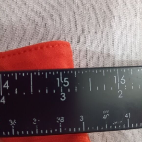 Vntg Southpole Women's Orange Pants Size 1 XL Stretchable Straight Cut Jeans - Picture 4 of 5